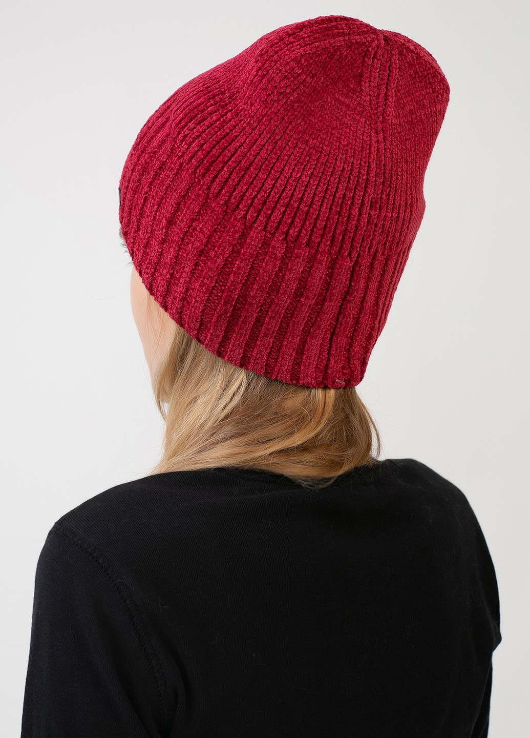 Високоякісна, м'яка, тепла зимова жіноча шапка без підкладки 330018 Merlini (242216331)