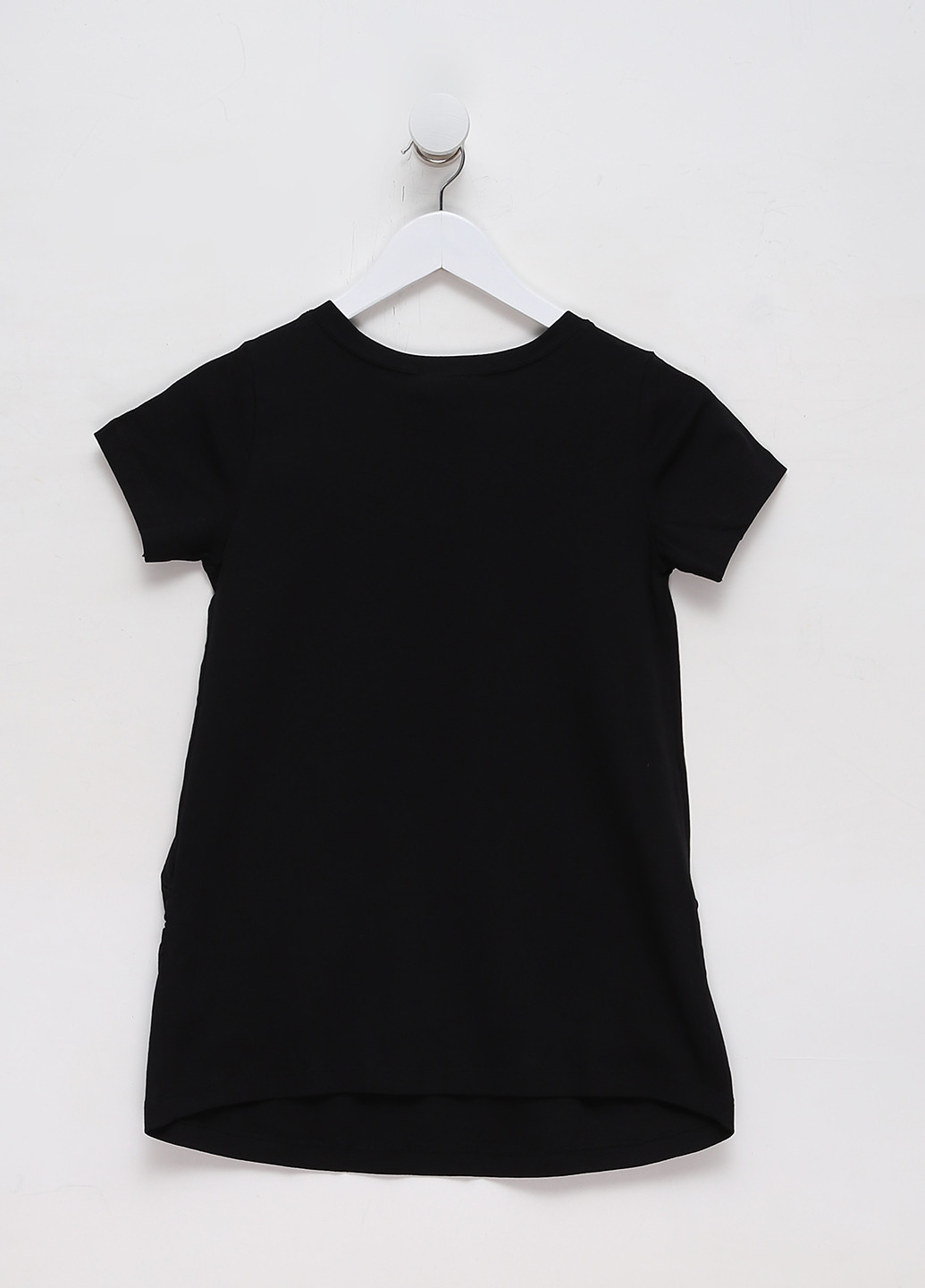 Чорна літня футболка для вагітних Asos