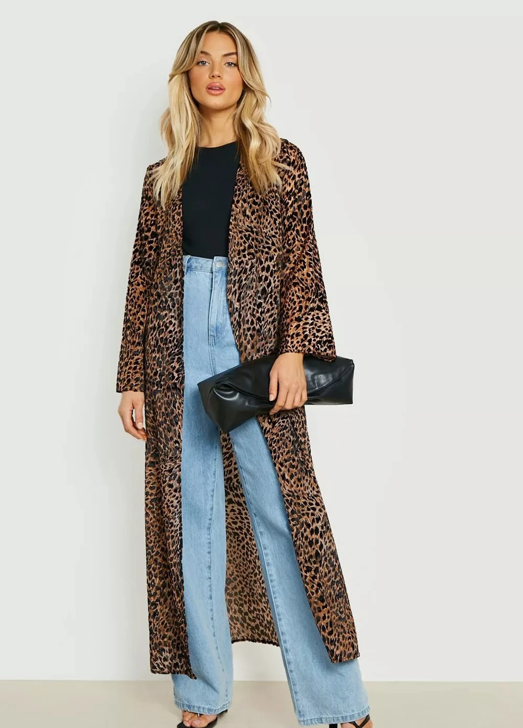 Коричневый кардиган Boohoo