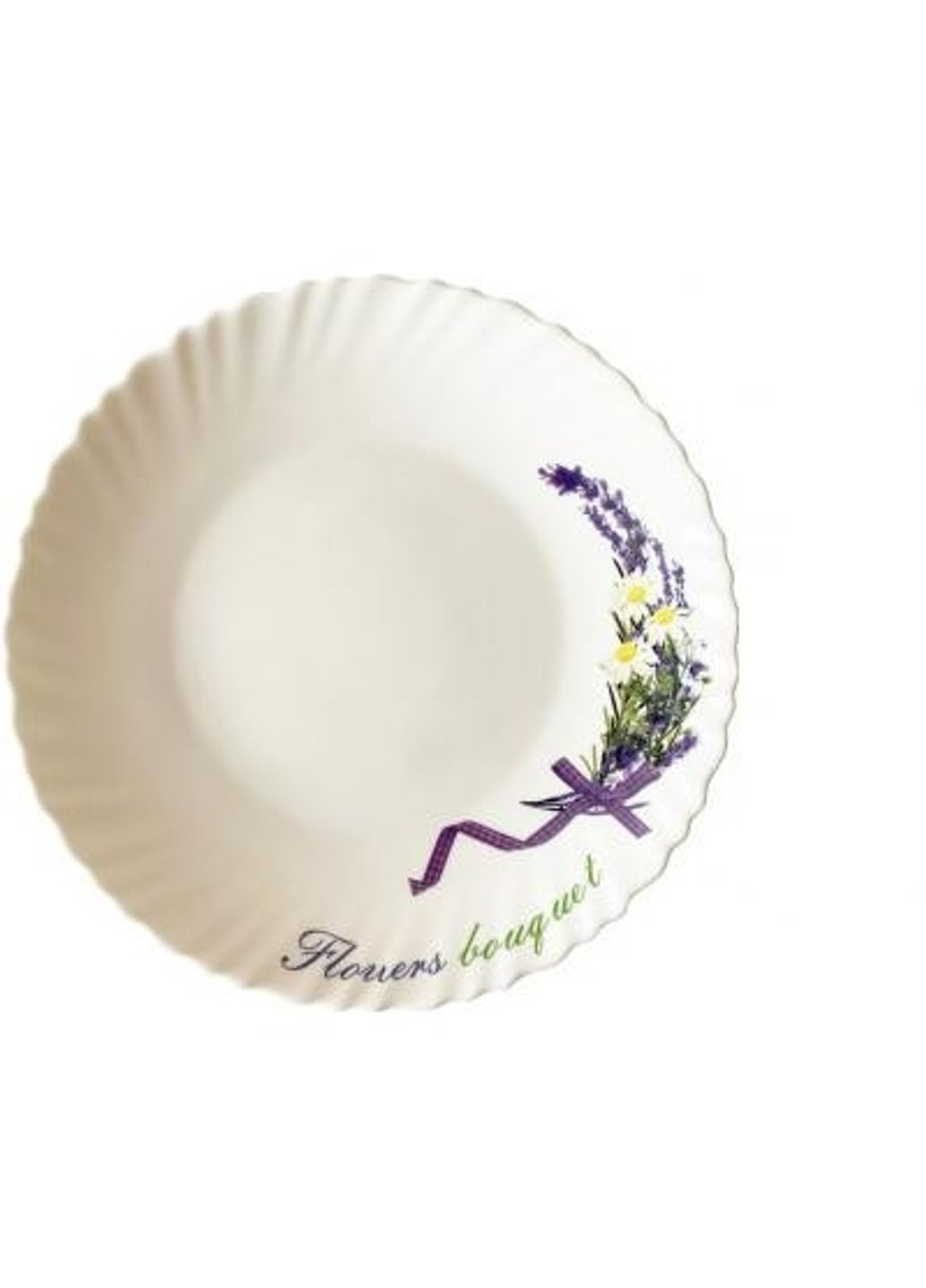 Тарелка обеденная Vittora Wave Цветочная симфония V-220F 22 см Power (254860909)