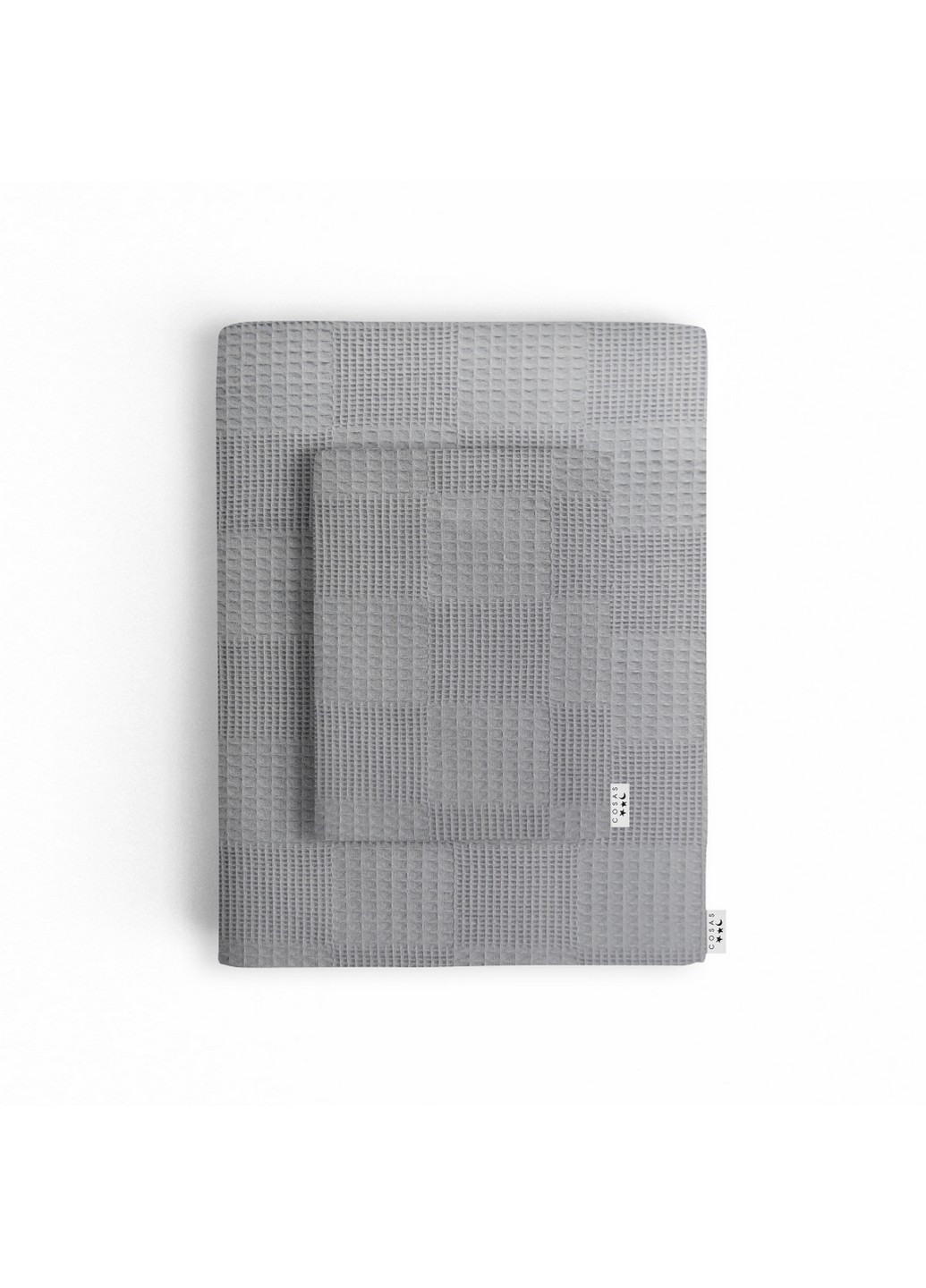 Cosas набор полотенец cube grey (75х95 см - 1 шт и 75х130 см - 1 шт) однотонный серый производство - Украина