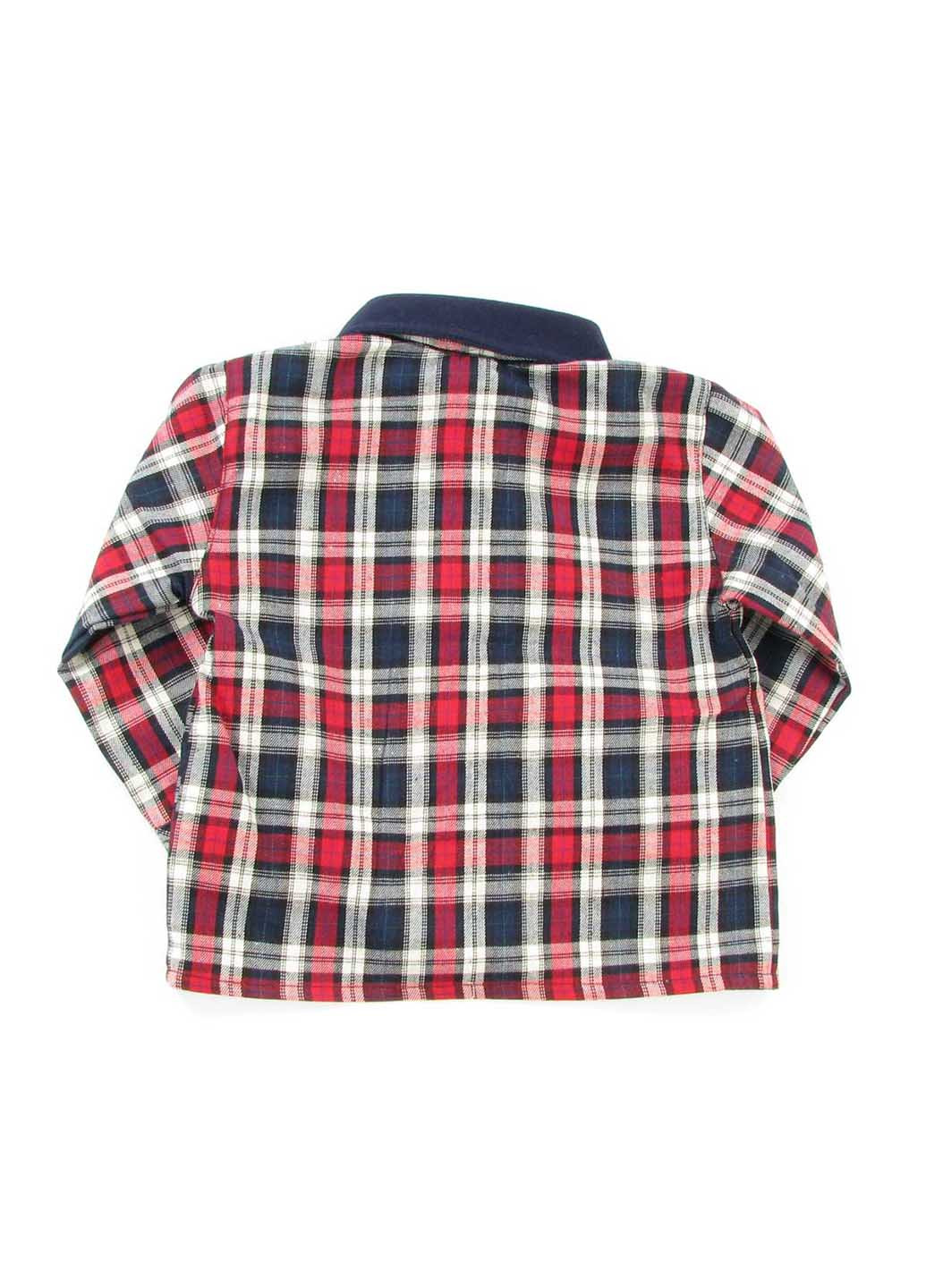 Красная кэжуал рубашка в клетку Wojcik с длинным рукавом