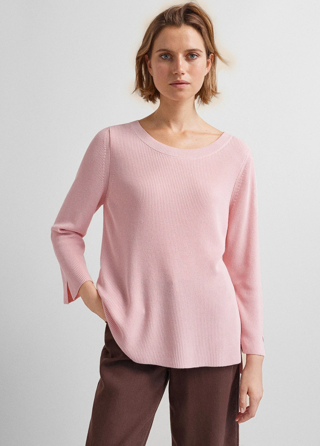 Розовый демисезонный джемпер джемпер Massimo Dutti
