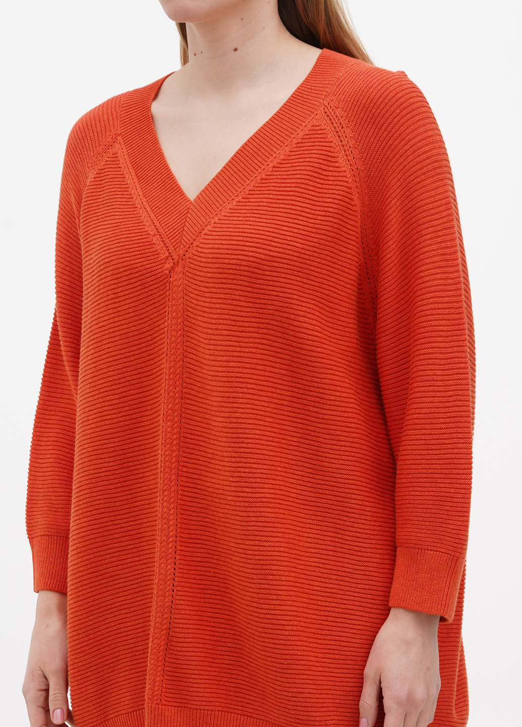 Оранжевый демисезонный пуловер пуловер S.Oliver