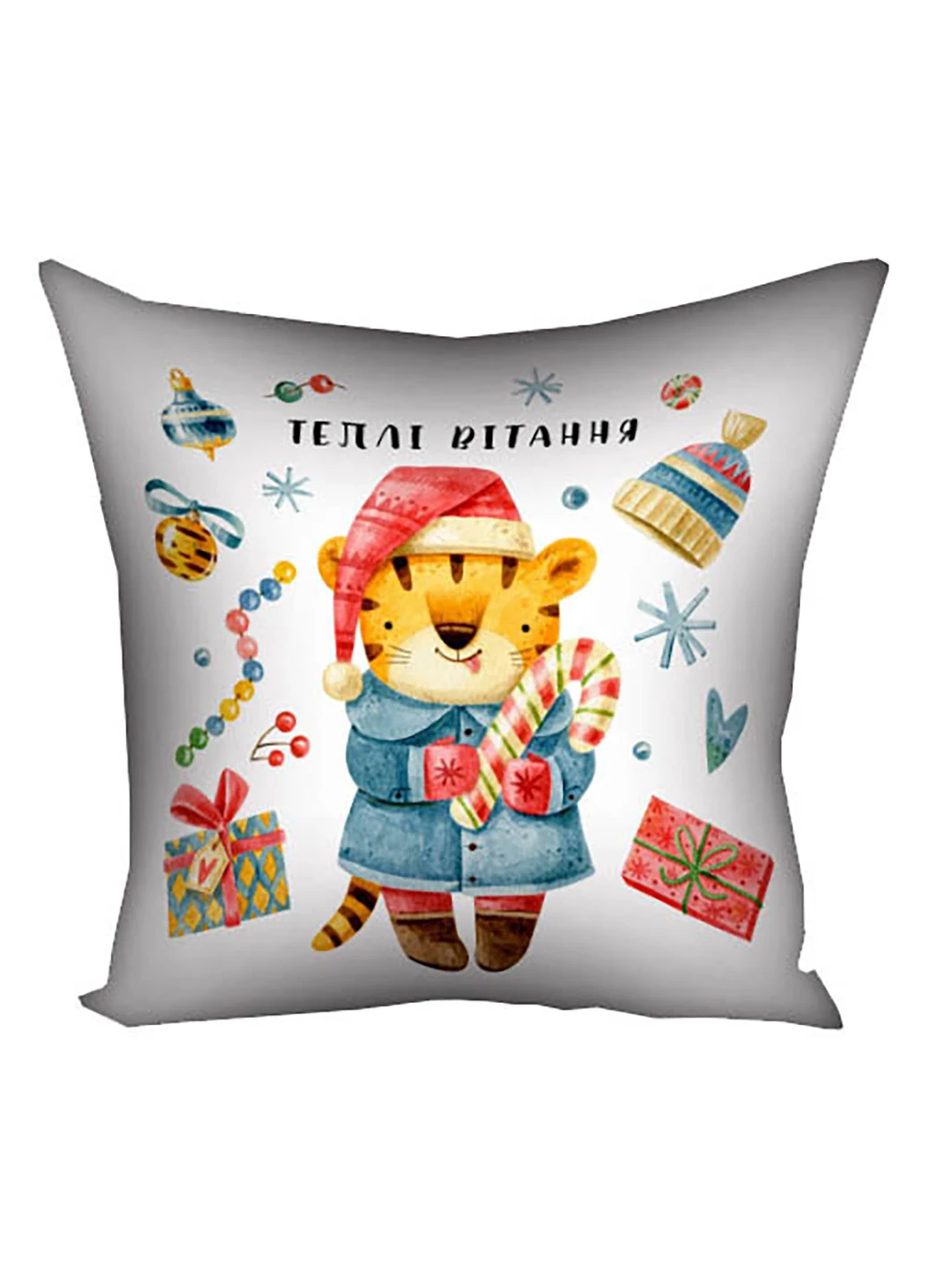 Наволочка для подушки Теплі вітання 40х40 см Presentville (251438060)