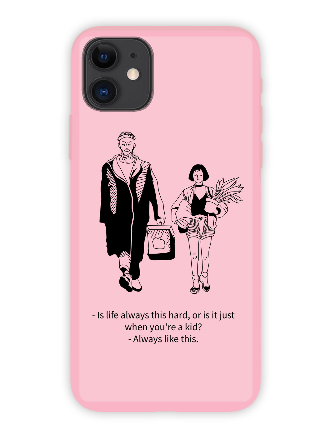 Чохол силіконовий Apple Iphone 7 Леон кілер (Leon) (17361-1454) MobiPrint (219777704)