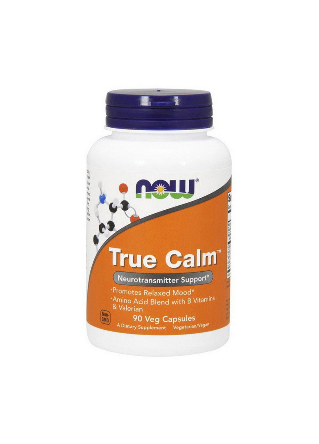 Витамины для мозга True Calm Amino Relaxer (90 капс) нау фудс Now Foods (255409415)
