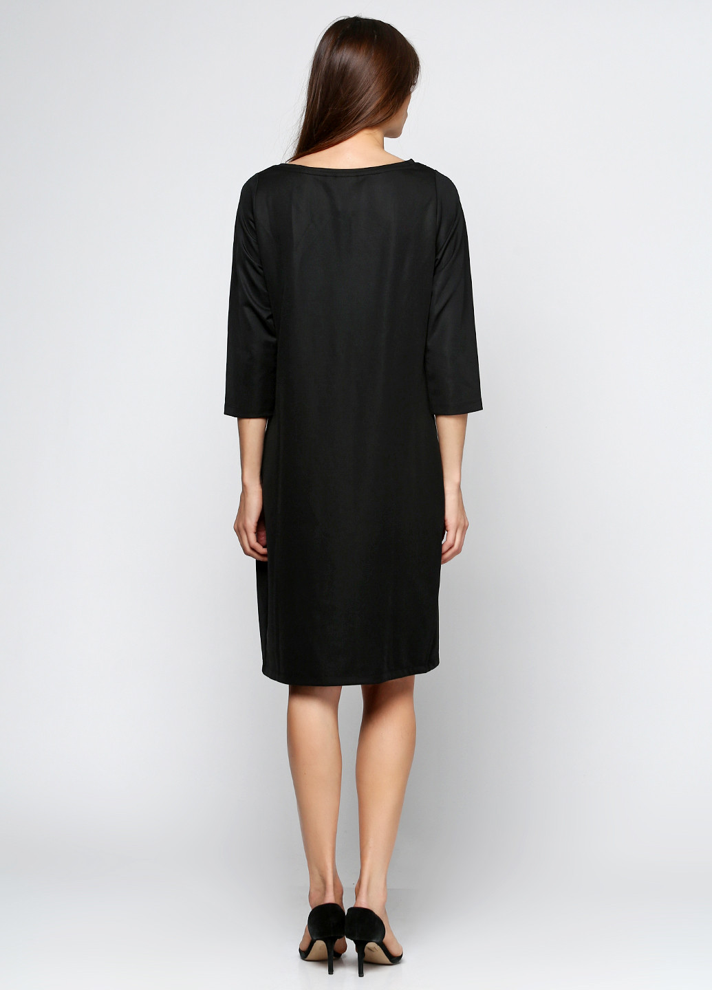 Черное кэжуал платье Junarose