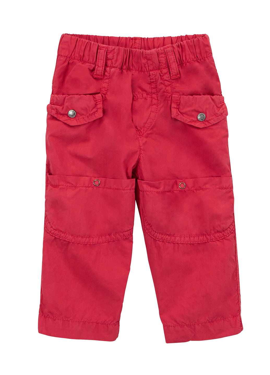 Красные кэжуал демисезонные брюки со средней талией 3 Pommes