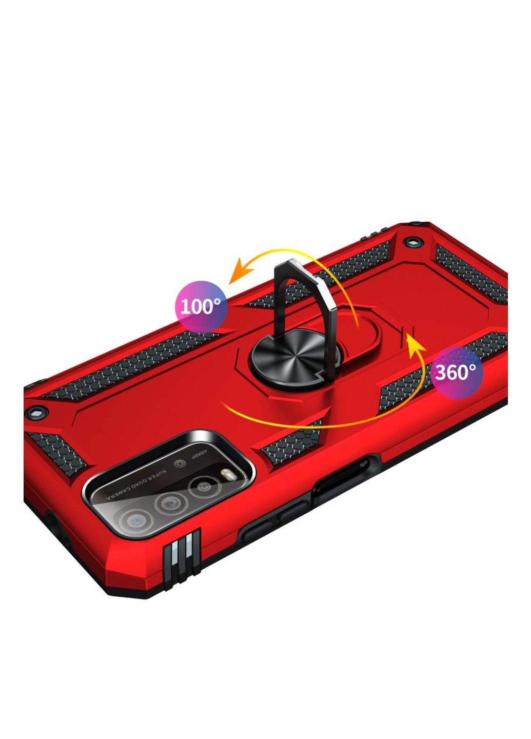 Чехол для мобильного телефона Military Xiaomi Redmi 9T / Poco M3 Red (706648) BeCover (252572277)