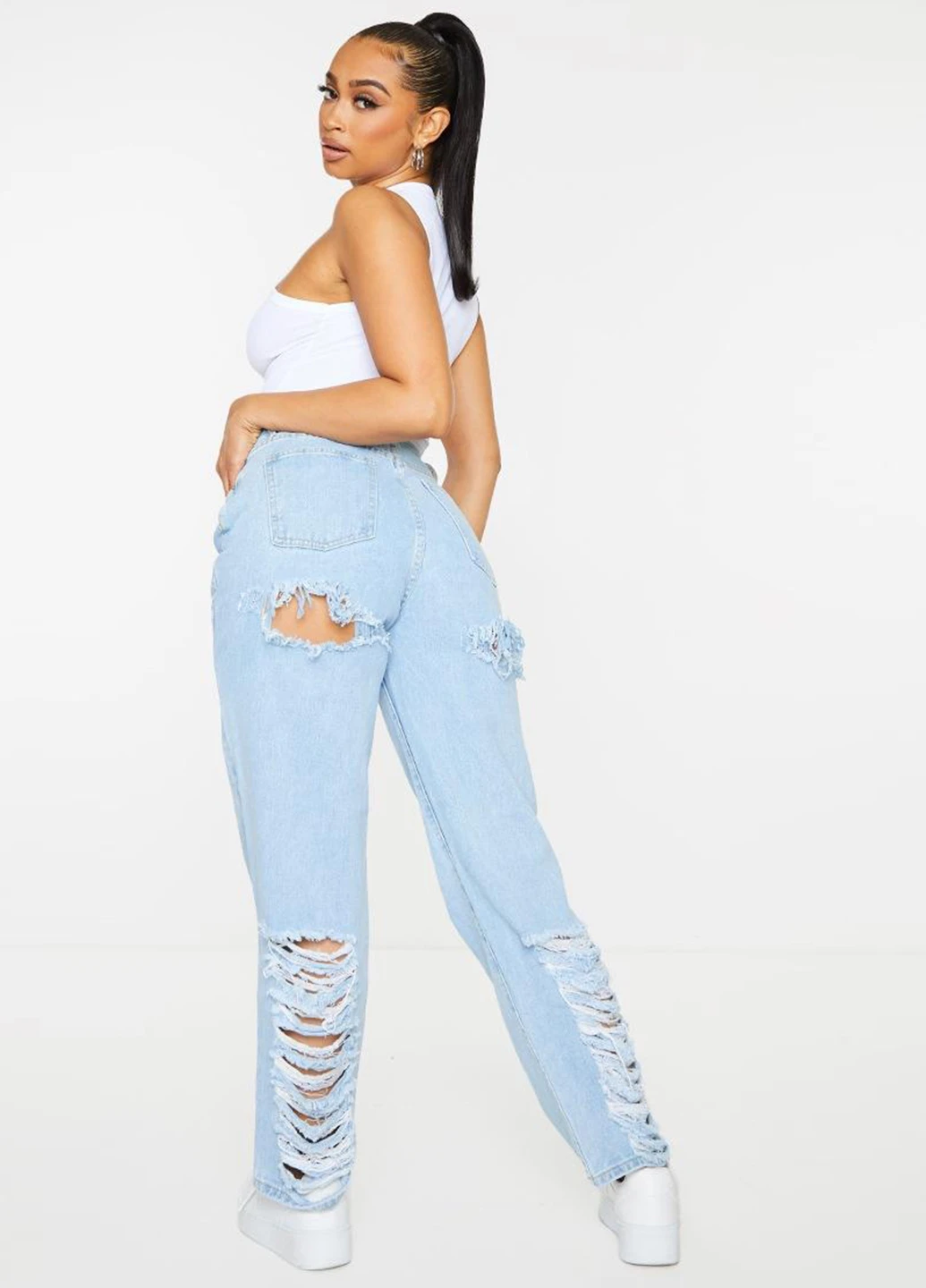 Джинсы PrettyLittleThing - (254948047)