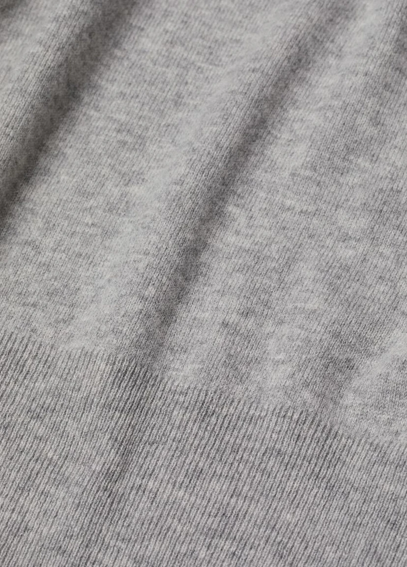 Світло-сірий демісезонний вовняний светр H&M