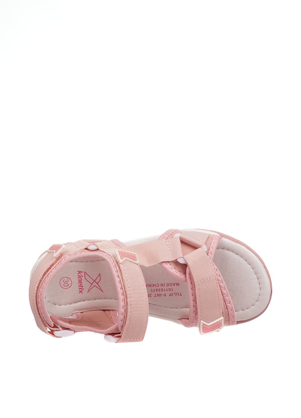 Розовые кэжуал сандалии Kinetix на липучке