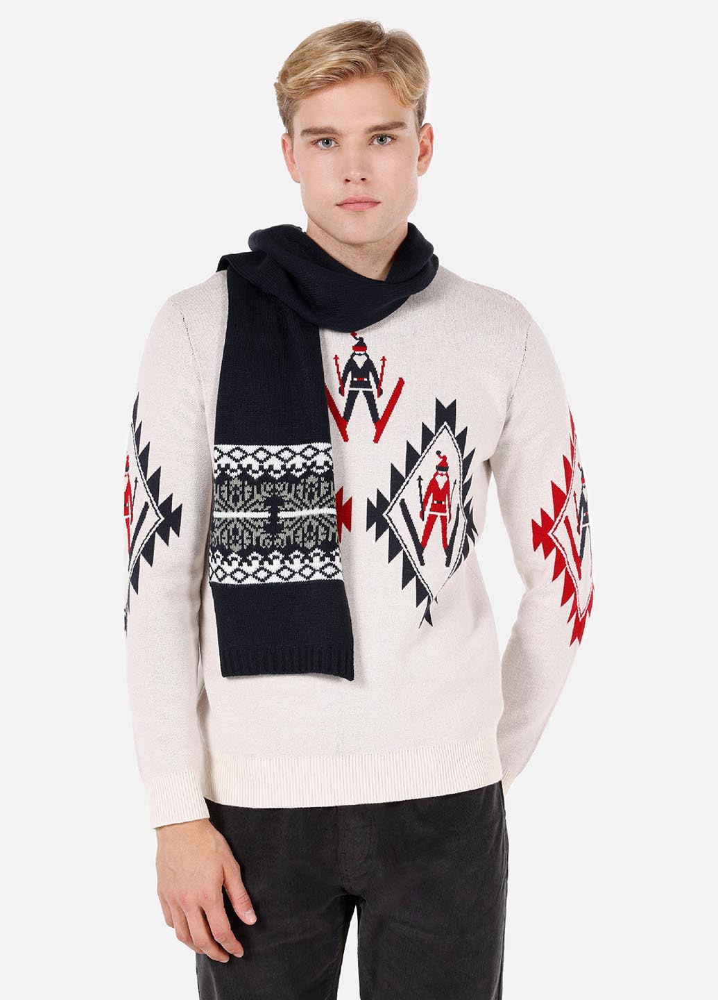 Кремовый демисезонный джемпер джемпер Colin's