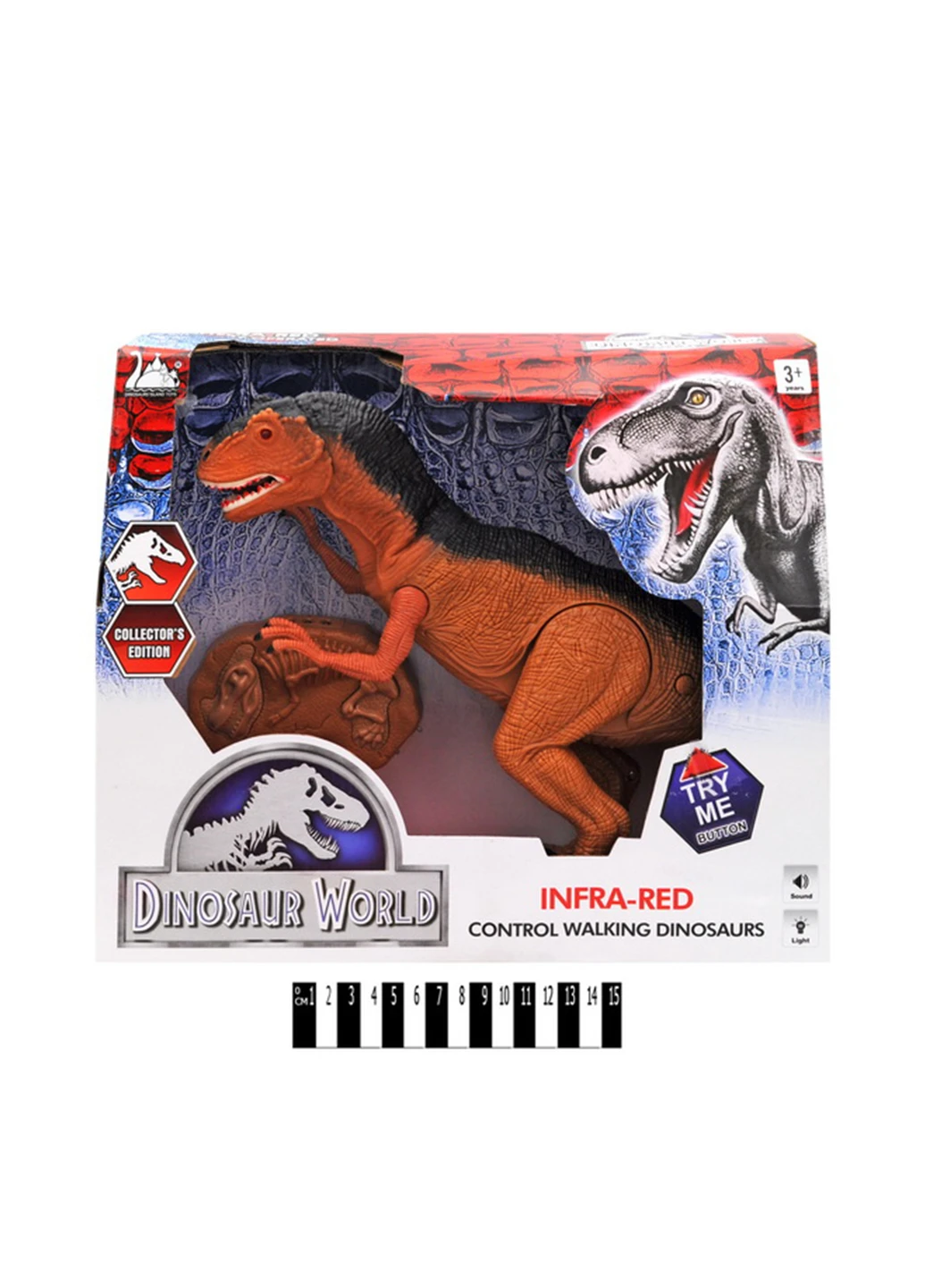 Динозавр на радиоуправлении, 36,6х30,9х8,1 см YG Toys (190457564)
