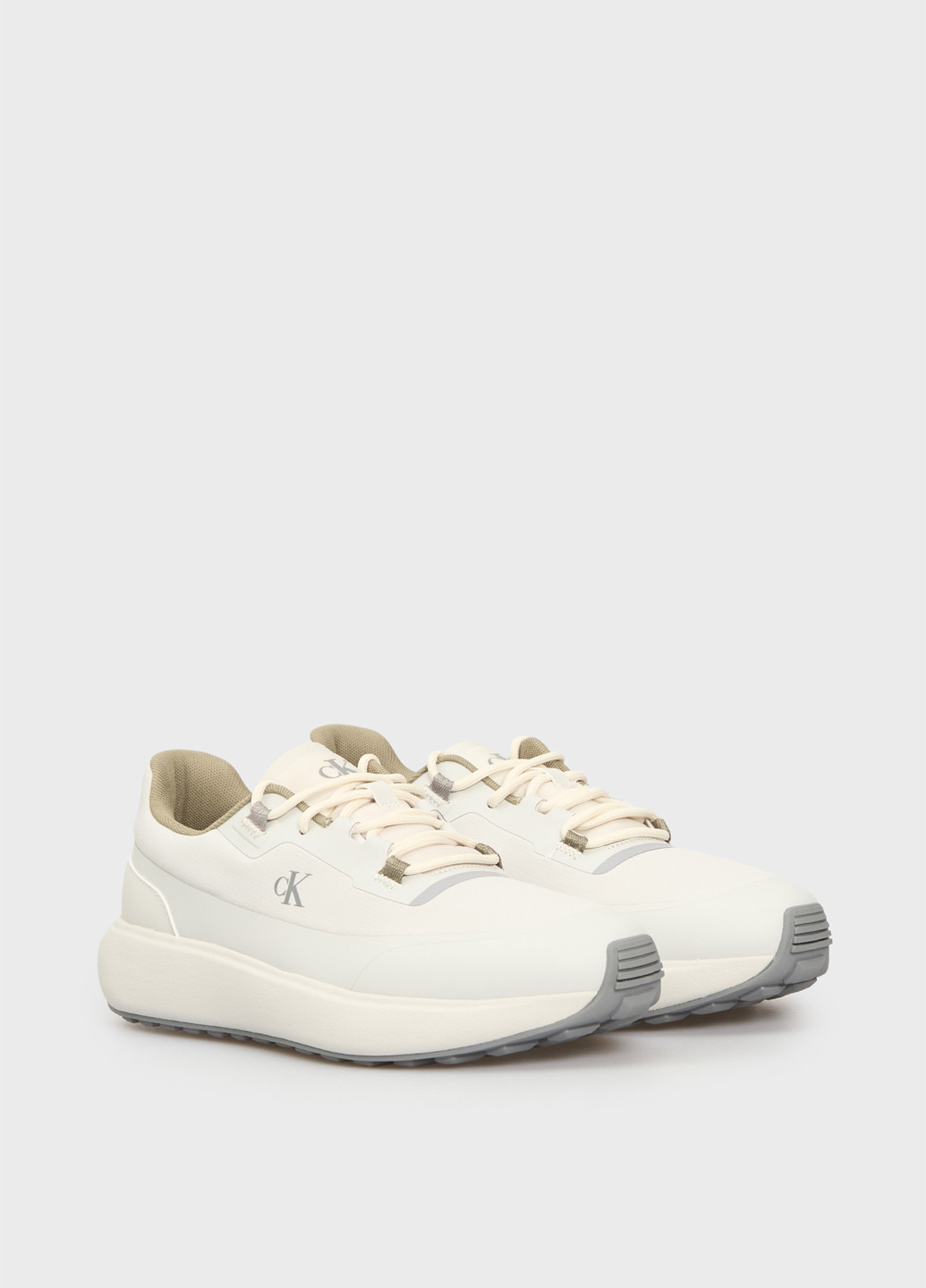 Белые всесезонные кроссовки Calvin Klein Jeans
