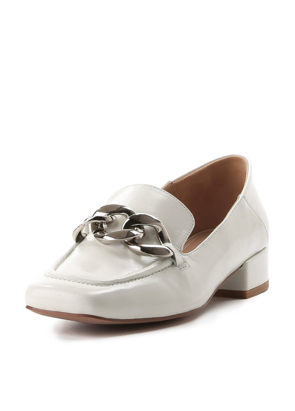 Le'BERDES Туфли лоферы белый з натуральная кожа, украина — демисезон (222153561)
