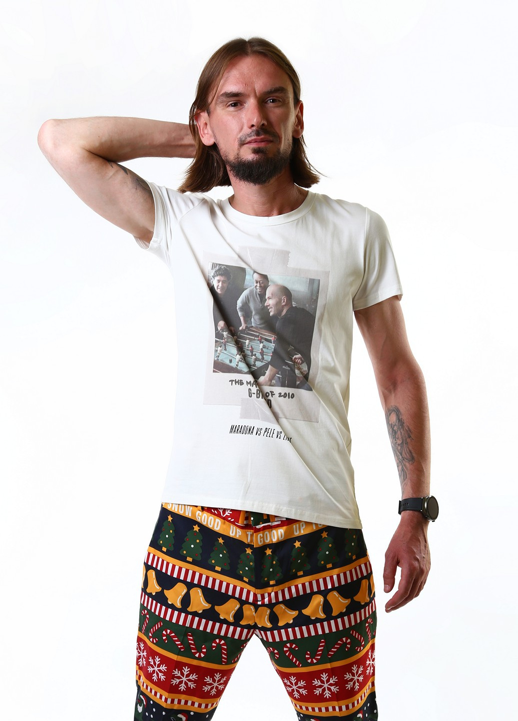 Белая футболка G-brand