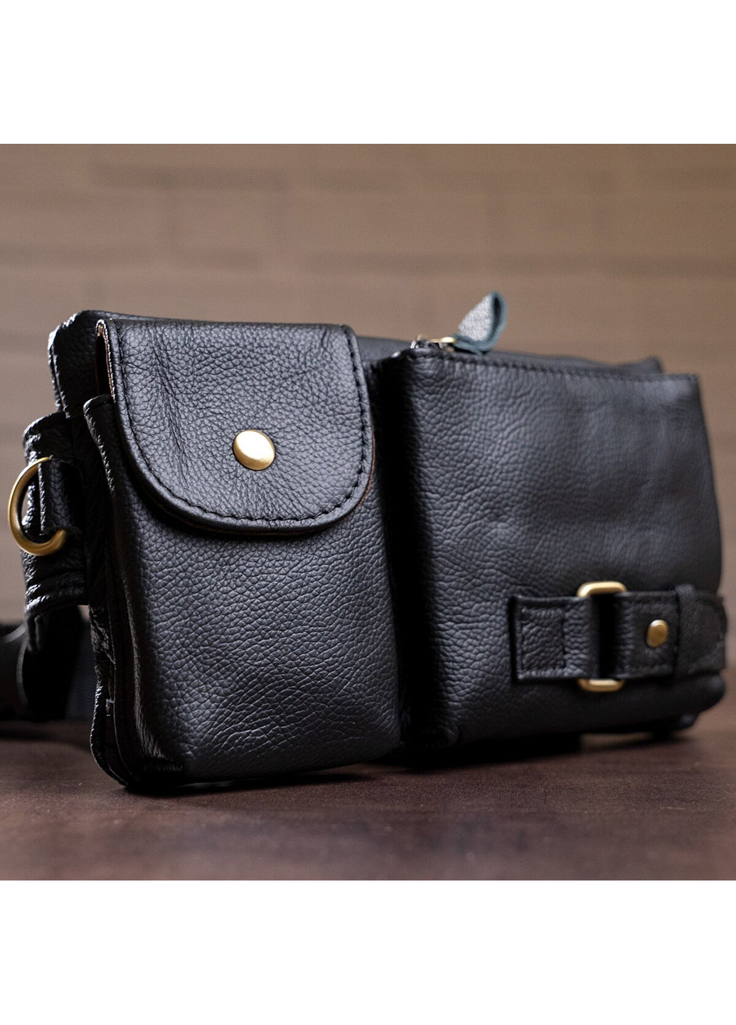 Мужская кожаная сумка 22х13х3 см Vintage (229459016)