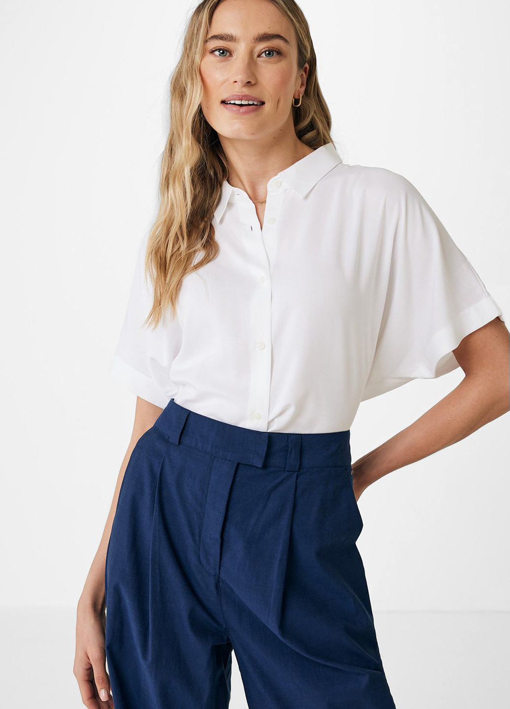 Белая блуза Mexx