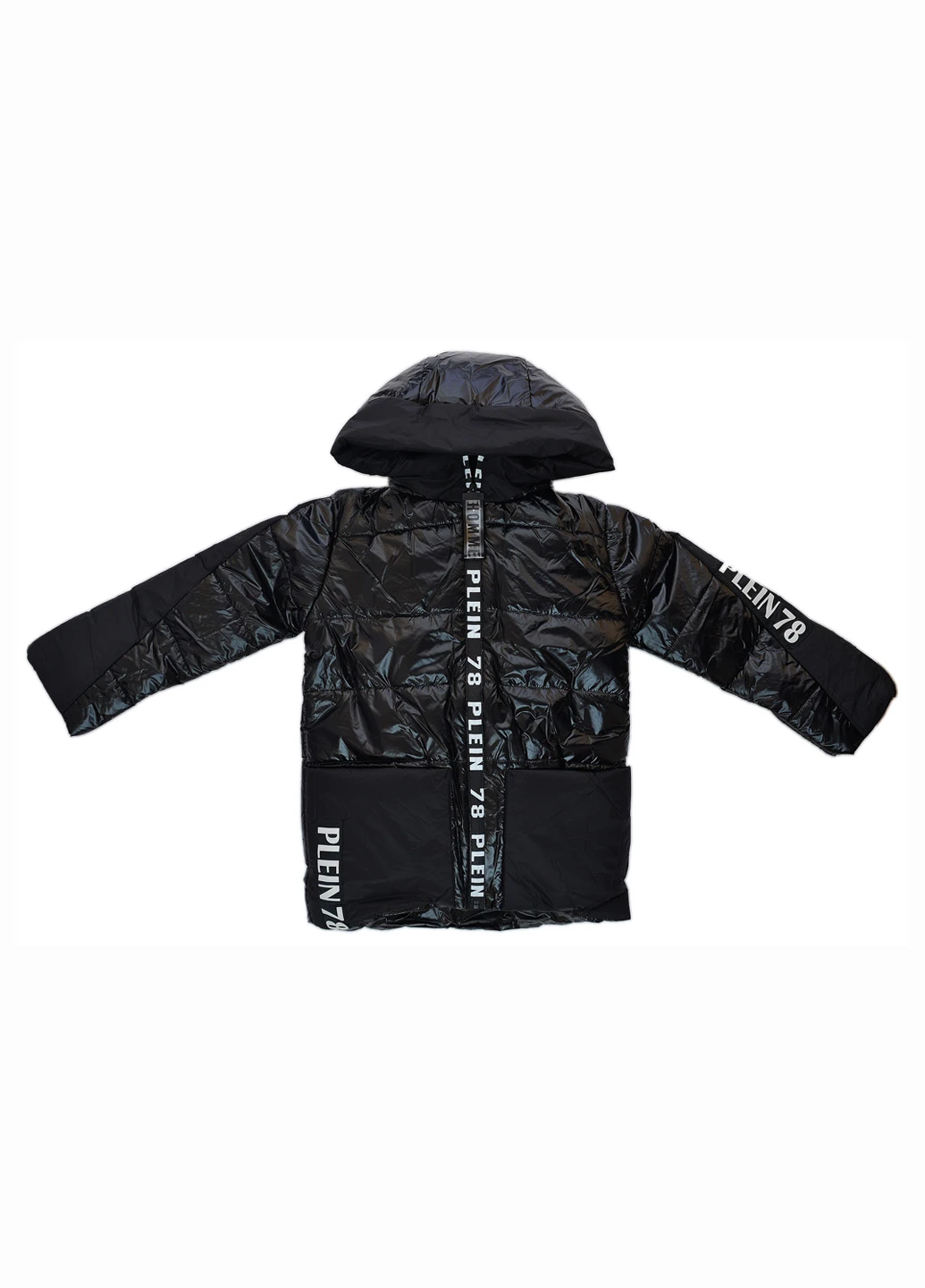 Чорна демісезонна куртка Vestes
