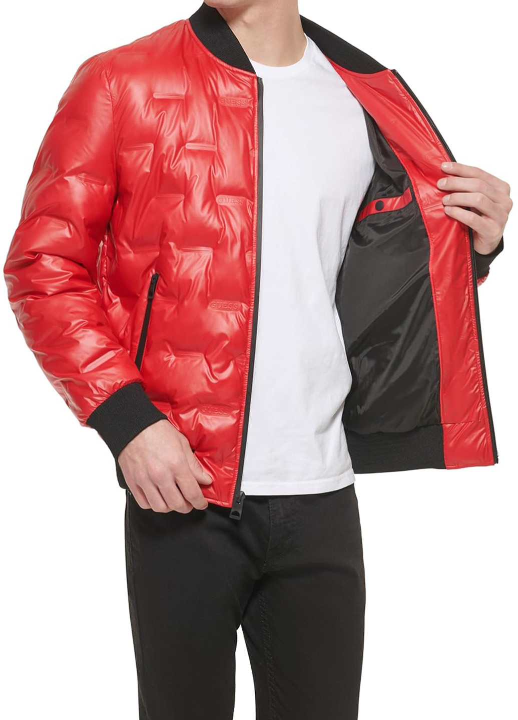 Бомбер Guess на молнии (309067881)