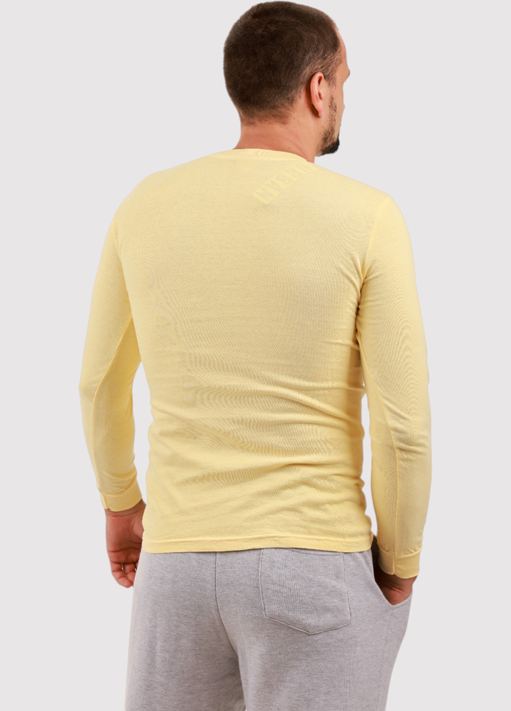 Лонгслів Comfort Colors однотонний жовтий кежуали трикотаж, бавовна