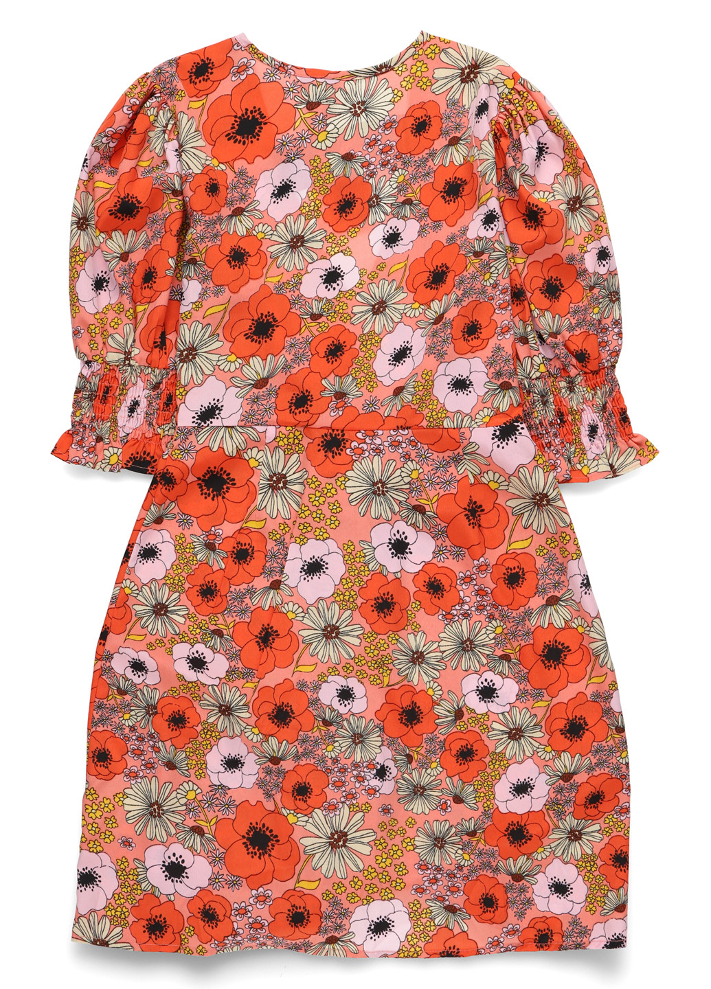 Комбинированное кэжуал платье Influence с цветочным принтом