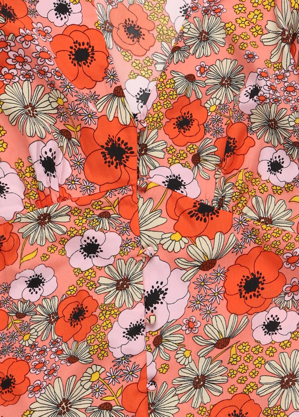 Комбинированное кэжуал платье Influence с цветочным принтом