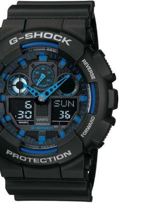 Часы наручные GA-100-1A2ER спортивные Casio G-Shock (229041160)