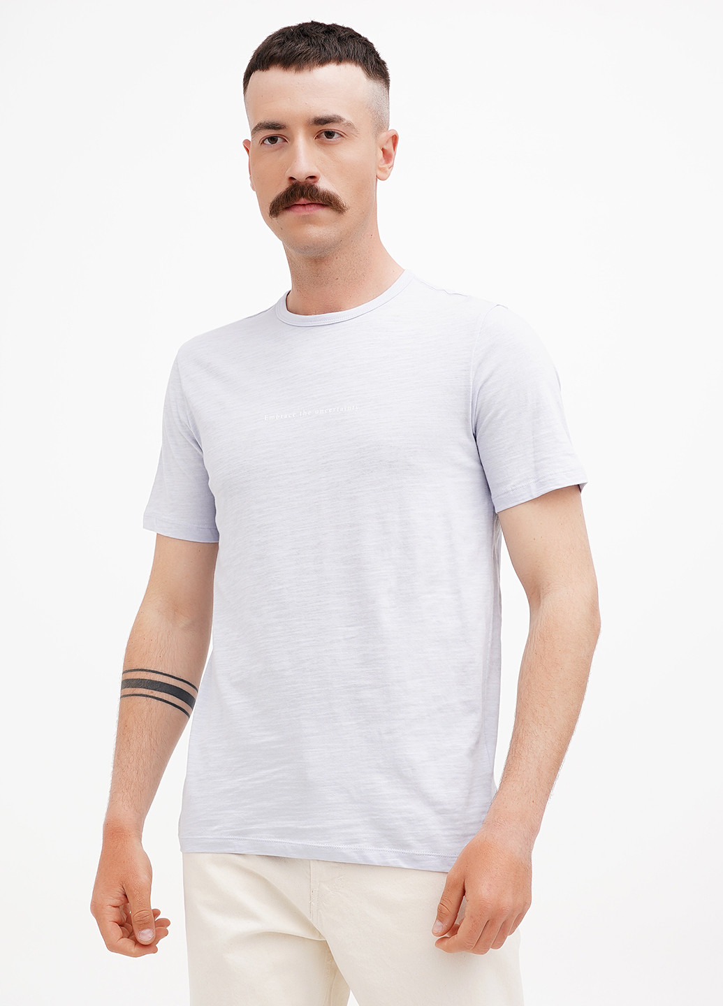 Светло-голубая футболка H&M