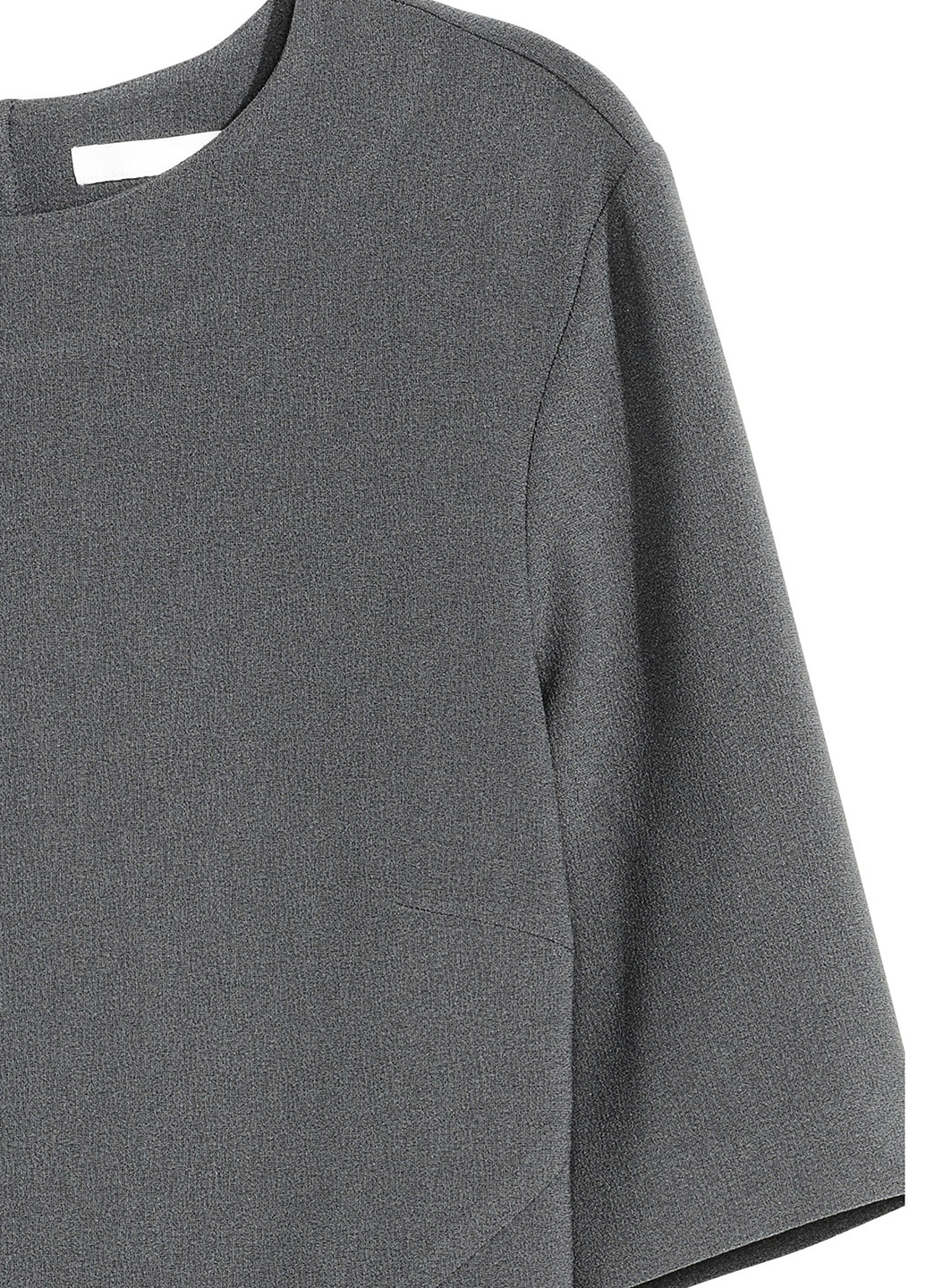 Сіра кежуал сукня H&M однотонна