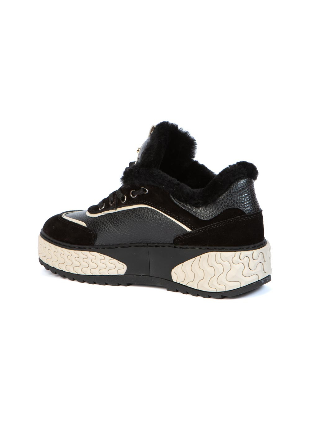 Кроссовки Evromoda чёрные зима (314814846)