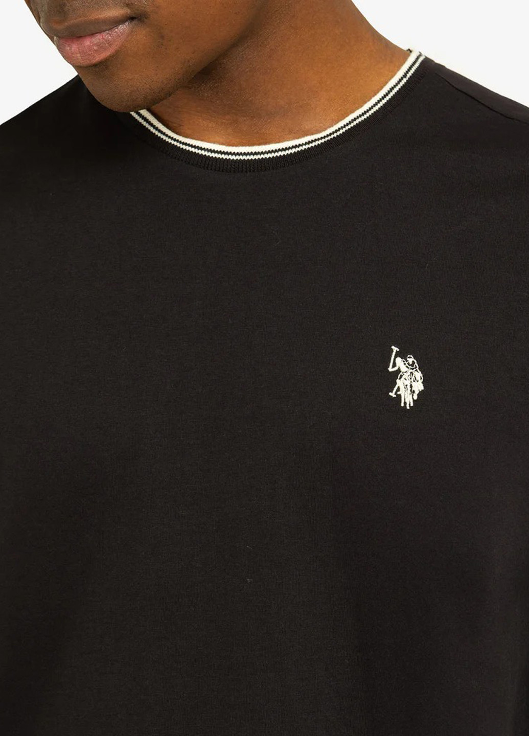 Черная футболка U.S. Polo Assn.