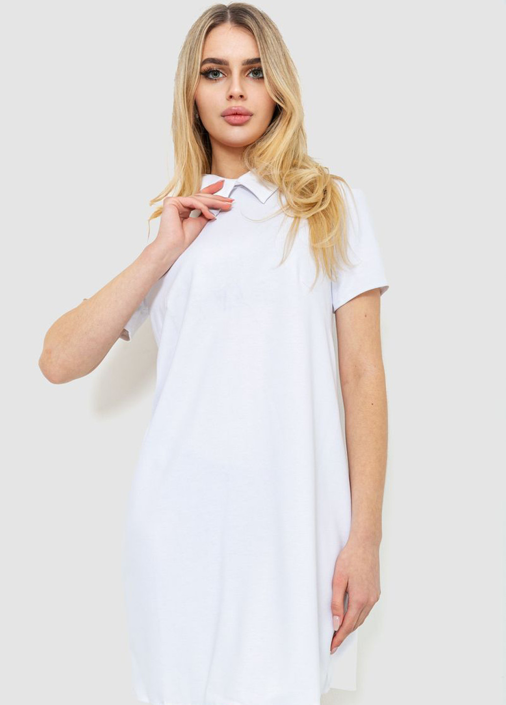 Білий кежуал сукня Ager однотонна