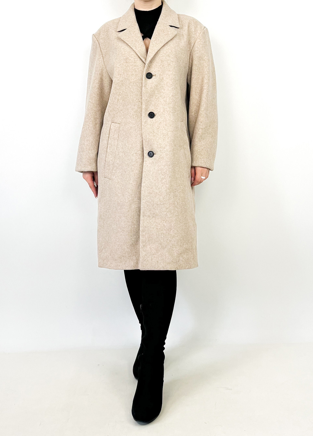 Бежевое демисезонное Пальто H&M