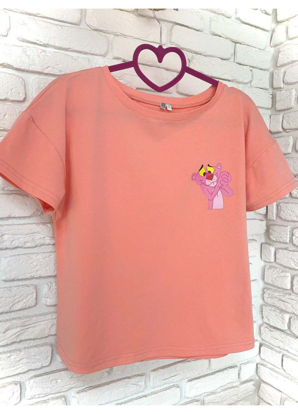 Рожева літня футболка Intruder