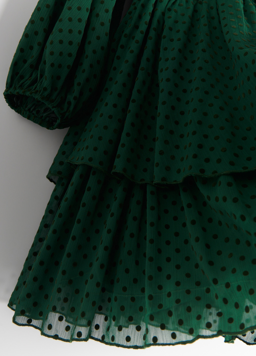Зелена кежуал сукня Reserved в горошок