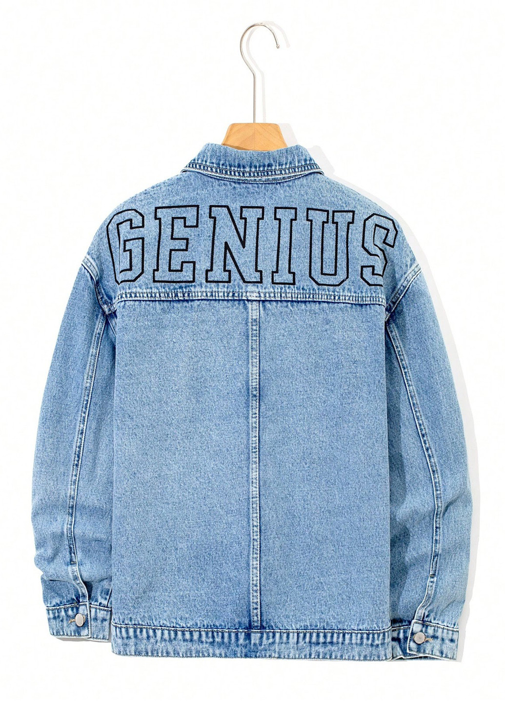 Синя демісезонна куртка SHEIN