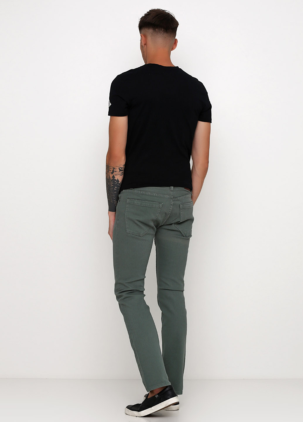 Зеленые демисезонные прямые джинсы Billabong