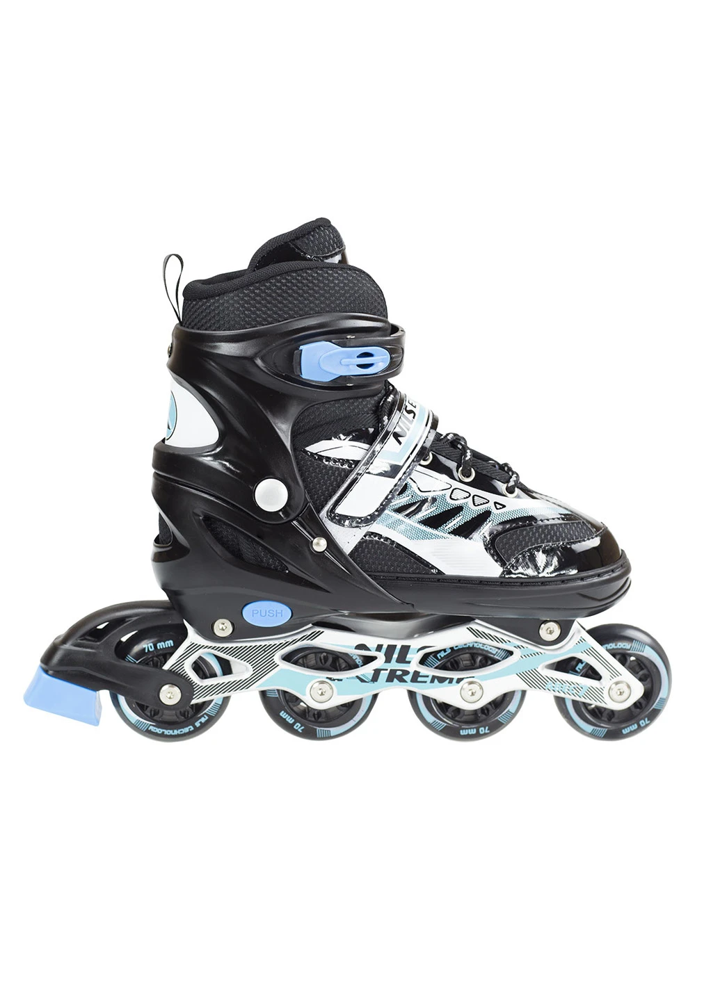 Роликовые коньки (NJ1828A-BLK) 31-34 Nils Extreme (190261005)