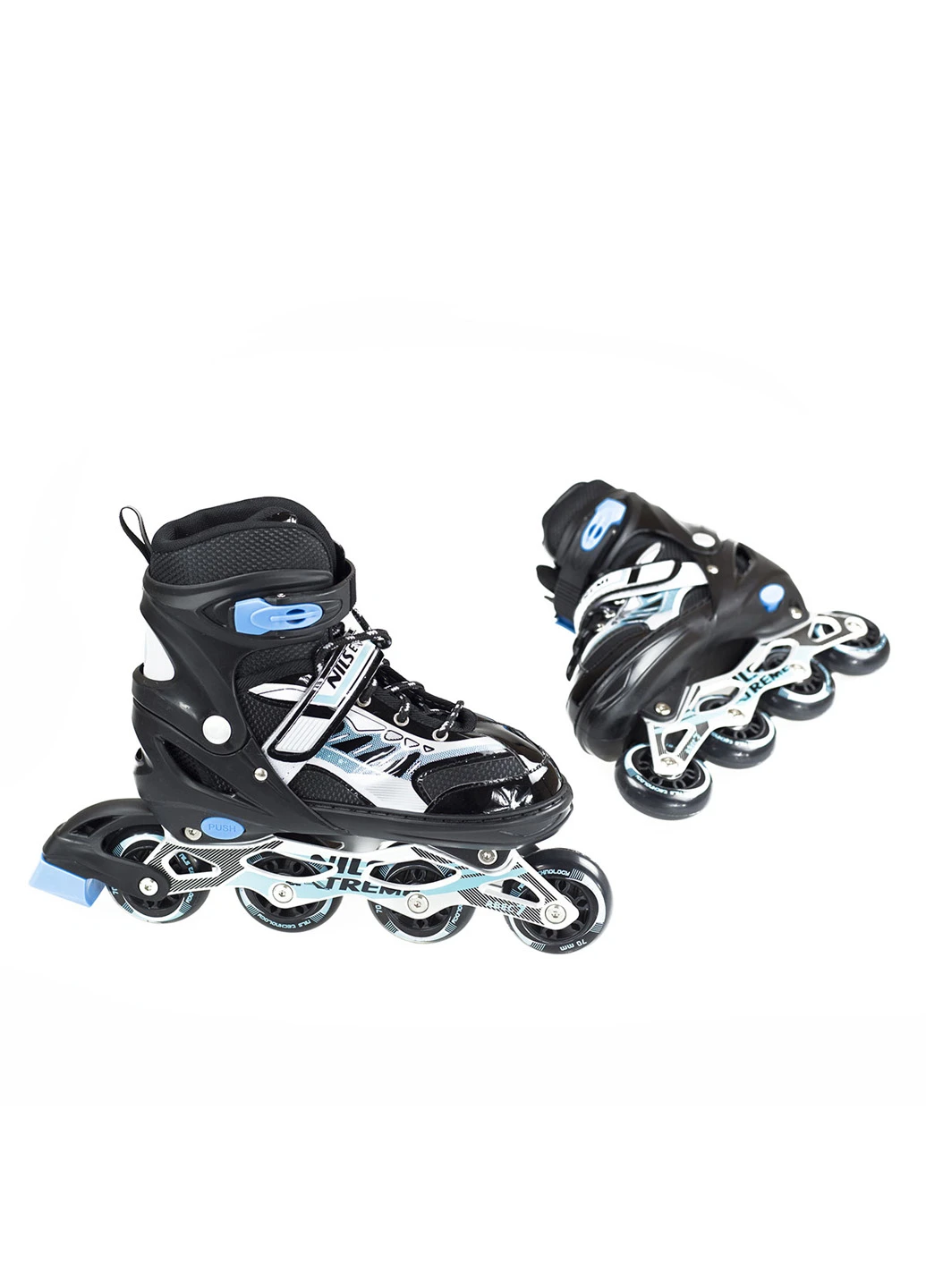 Роликовые коньки (NJ1828A-BLK) 31-34 Nils Extreme (190261005)