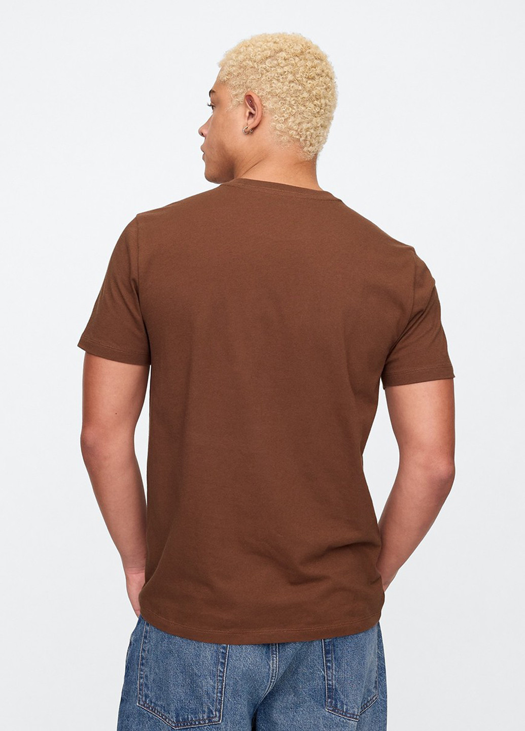 Коричневая футболка Gap