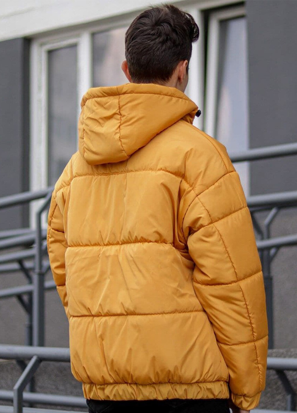 Оранжевая зимняя куртка зимняя - oversize, orange VDLK