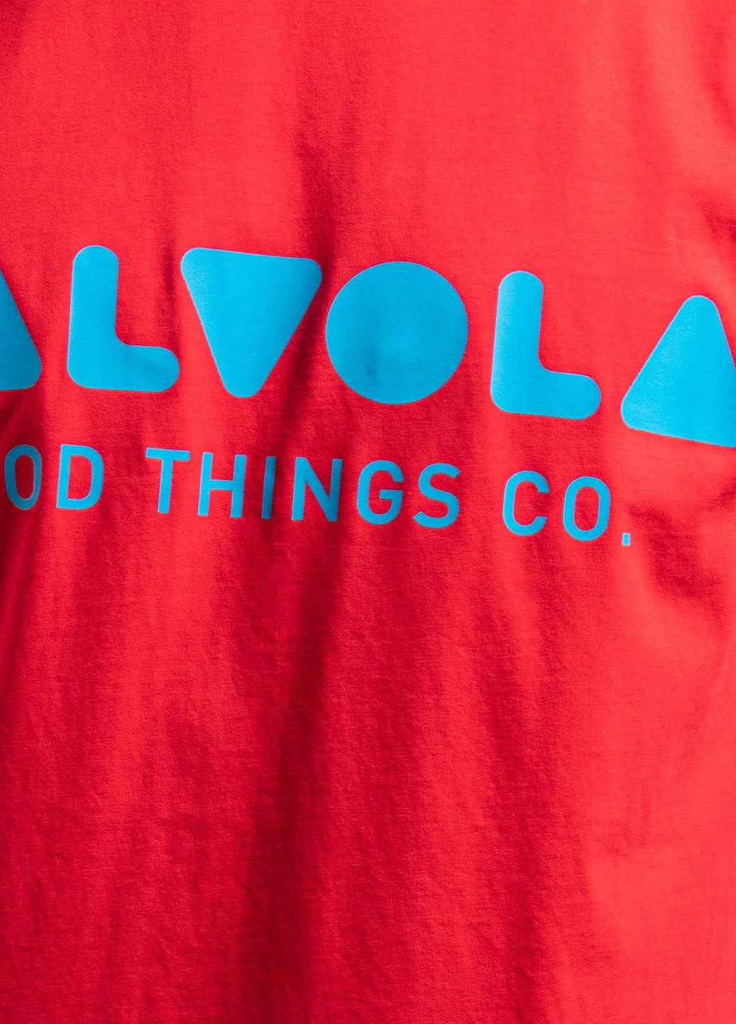 Червона чорна футболка з логотипом Valvola