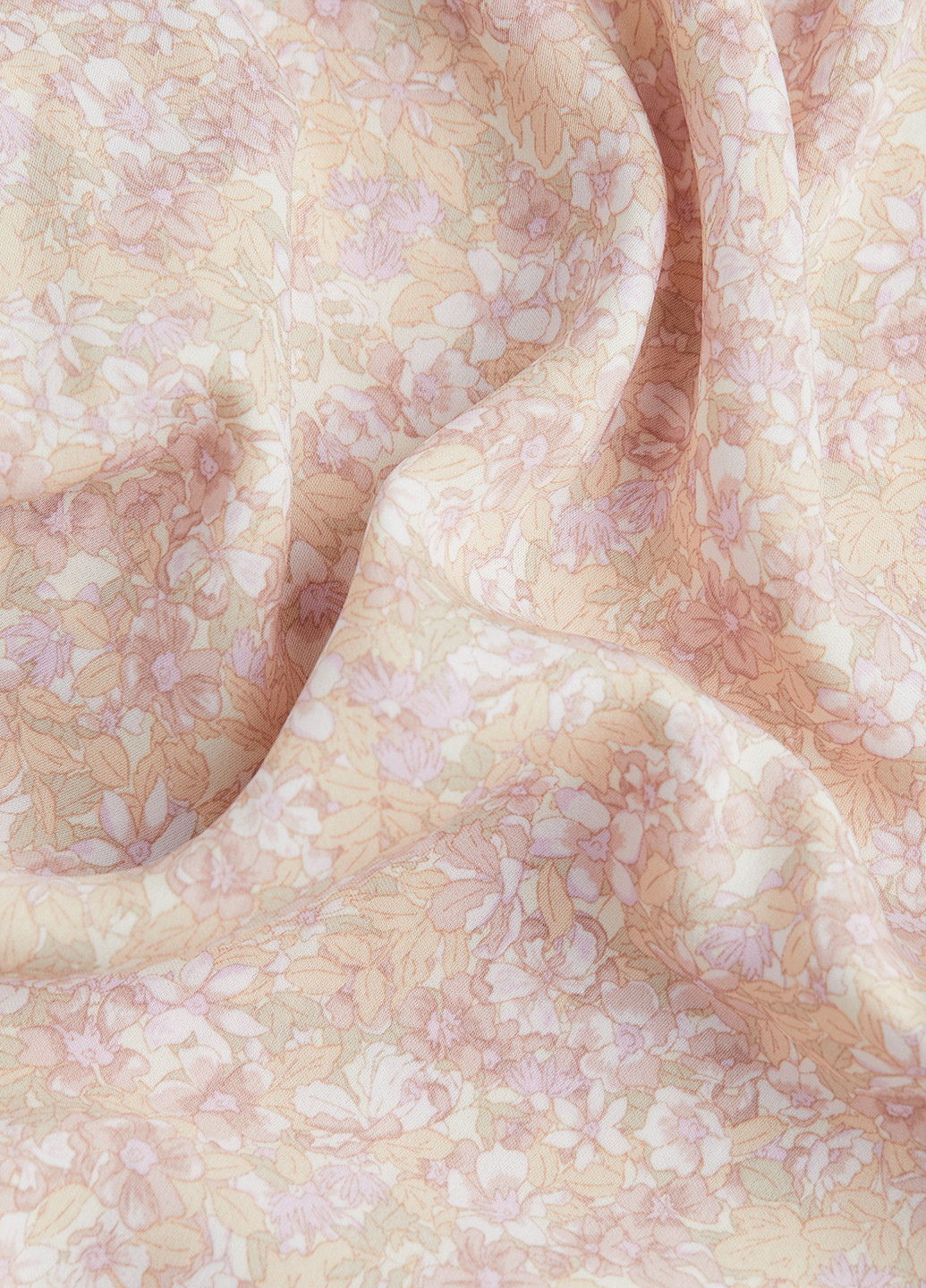 Пудрова кежуал сукня на запах H&M з квітковим принтом