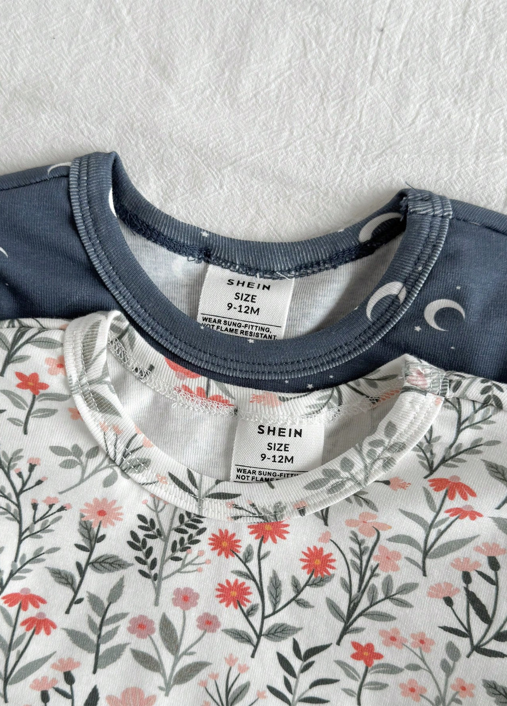 Комбінована зимня піжама (2 шт.) (лонгслів, штани) SHEIN