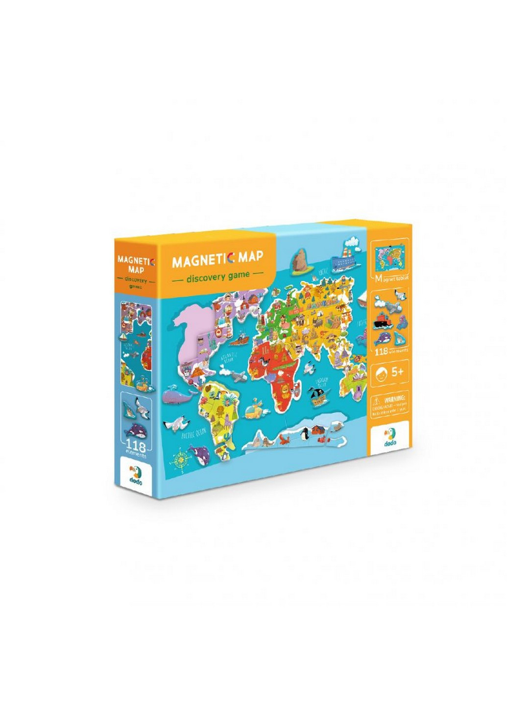 Развивающая детская магнитная игра 37,5х29,5х6,5 см DoDo Toys (253660090)