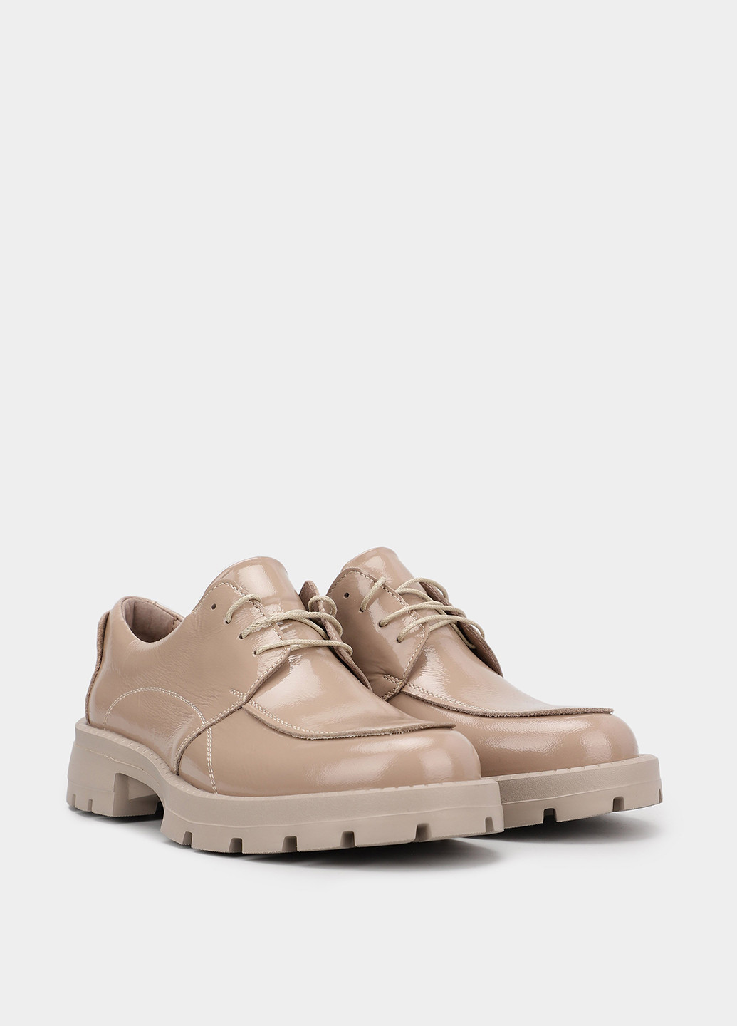 Braska Туфлі дербі бежевий з натуральна шкіра, — демісезон (327368544)