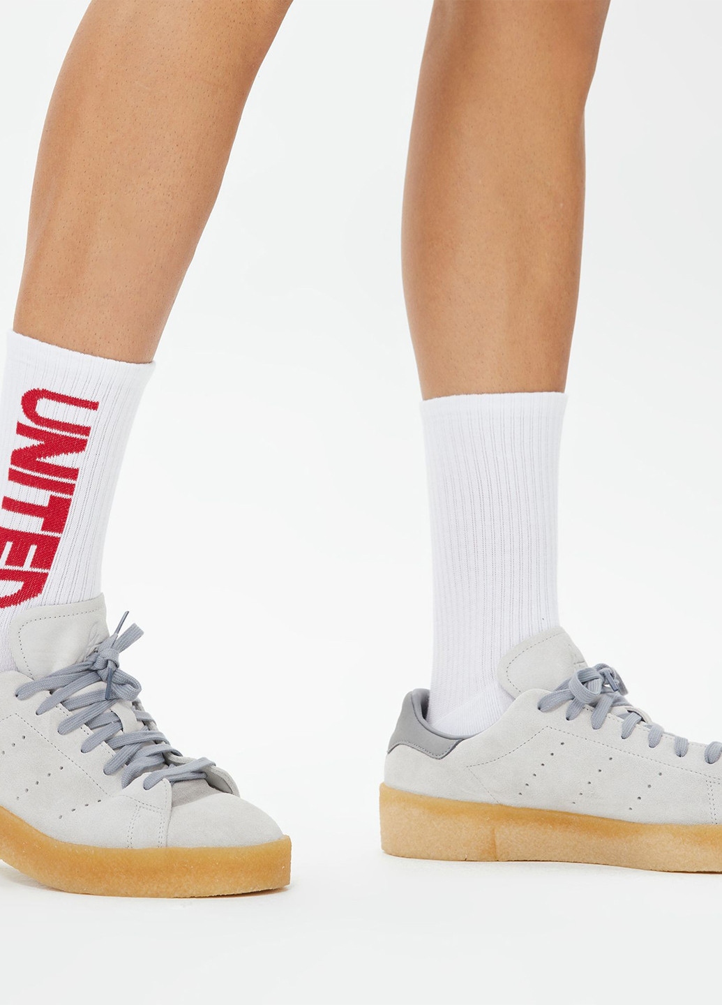 Белые носки (2 пары) UNITED4 логотипы (329059715)